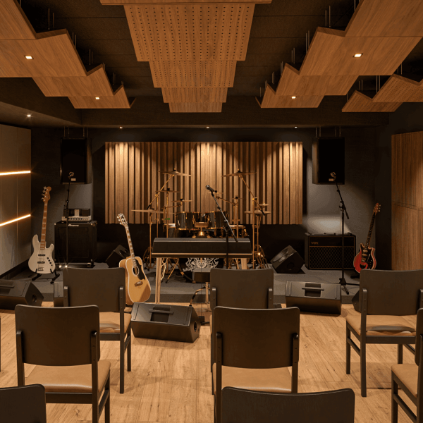 10 Sala QUEEN para pocket shows, gravação de live streaming